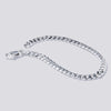 Sterling Silver Men's Curb Bracelet 21cm