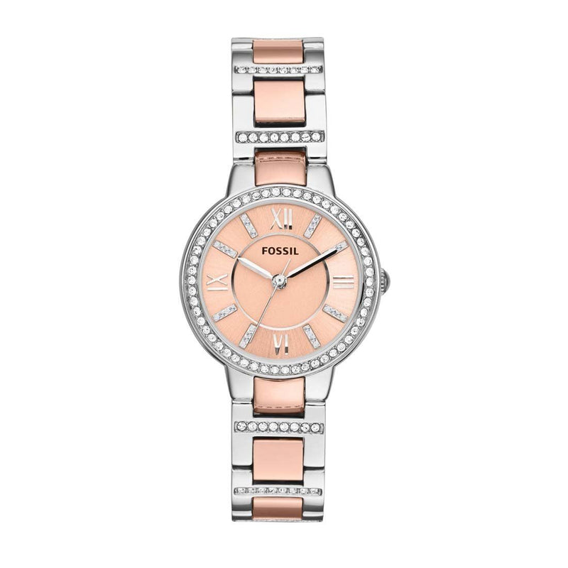Fossil Virginia Ladies Two-Tone Stainless Steel Watch ES3405