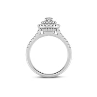 Love By Michelle Oval Solitaire Ring with 0.70ct of Diamonds in 18kt White Gold