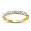 Love by Michelle Beville Eternity Ring with 0.15ct of Diamonds in 18kt Yellow Gold