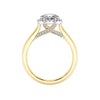 Love by Michelle Beville Solitaire Ring with 1.20ct of Laboratory Grown Diamonds in 18kt Yellow Gold