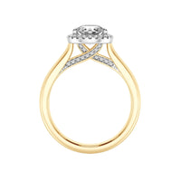 Love by Michelle Beville Solitaire Ring with 1.20ct of Laboratory Grown Diamonds in 18kt Yellow Gold