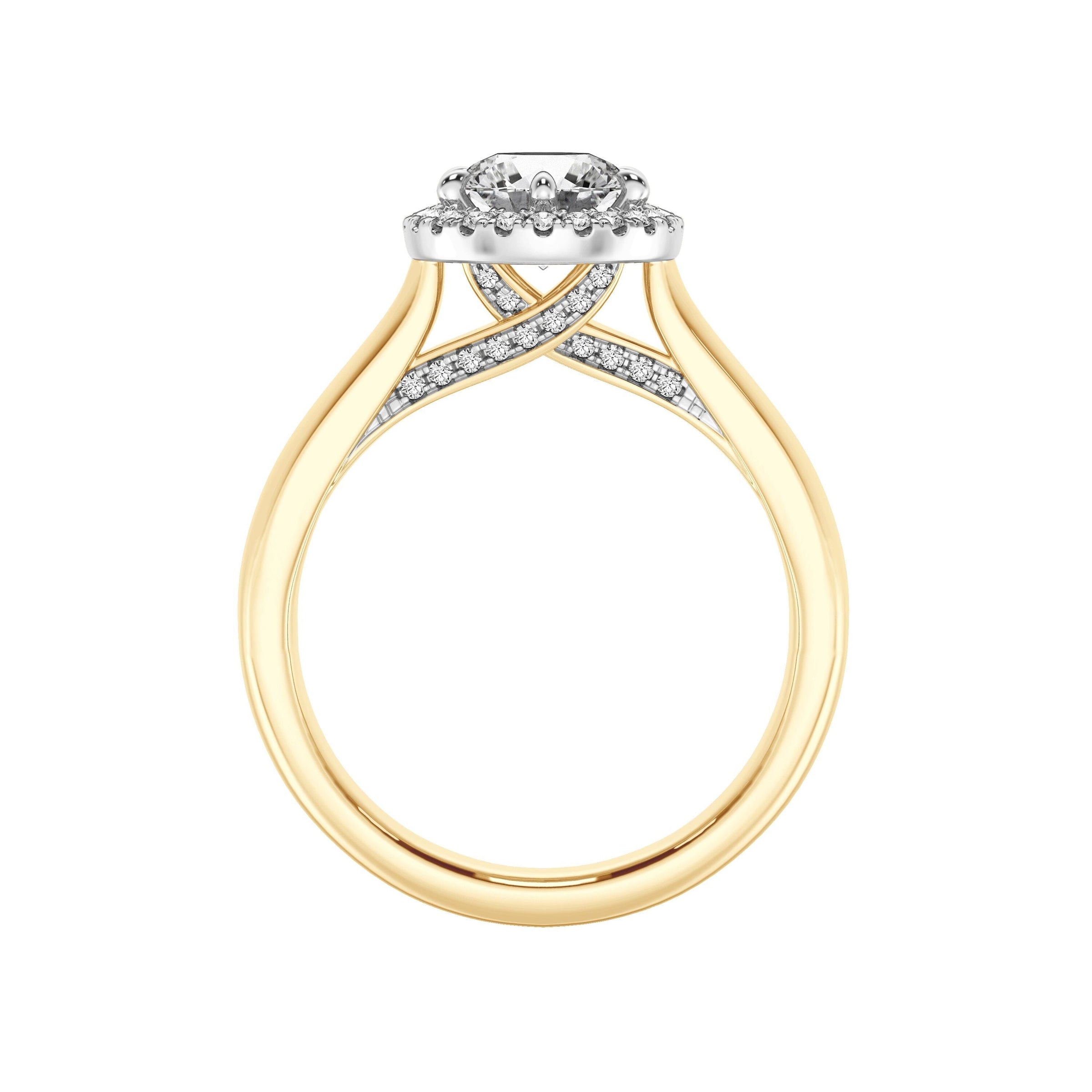 Love by Michelle Beville Solitaire Ring with 1.20ct of Laboratory Grown Diamonds in 18kt Yellow Gold