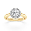 Love by Michelle Beville Solitaire Ring with 1.20ct of Laboratory Grown Diamonds in 18kt Yellow Gold