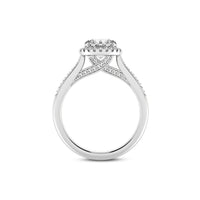 Love by Michelle Beville Solitaire Ring with 1.35ct of Laboratory Grown Diamonds in 18kt White Gold