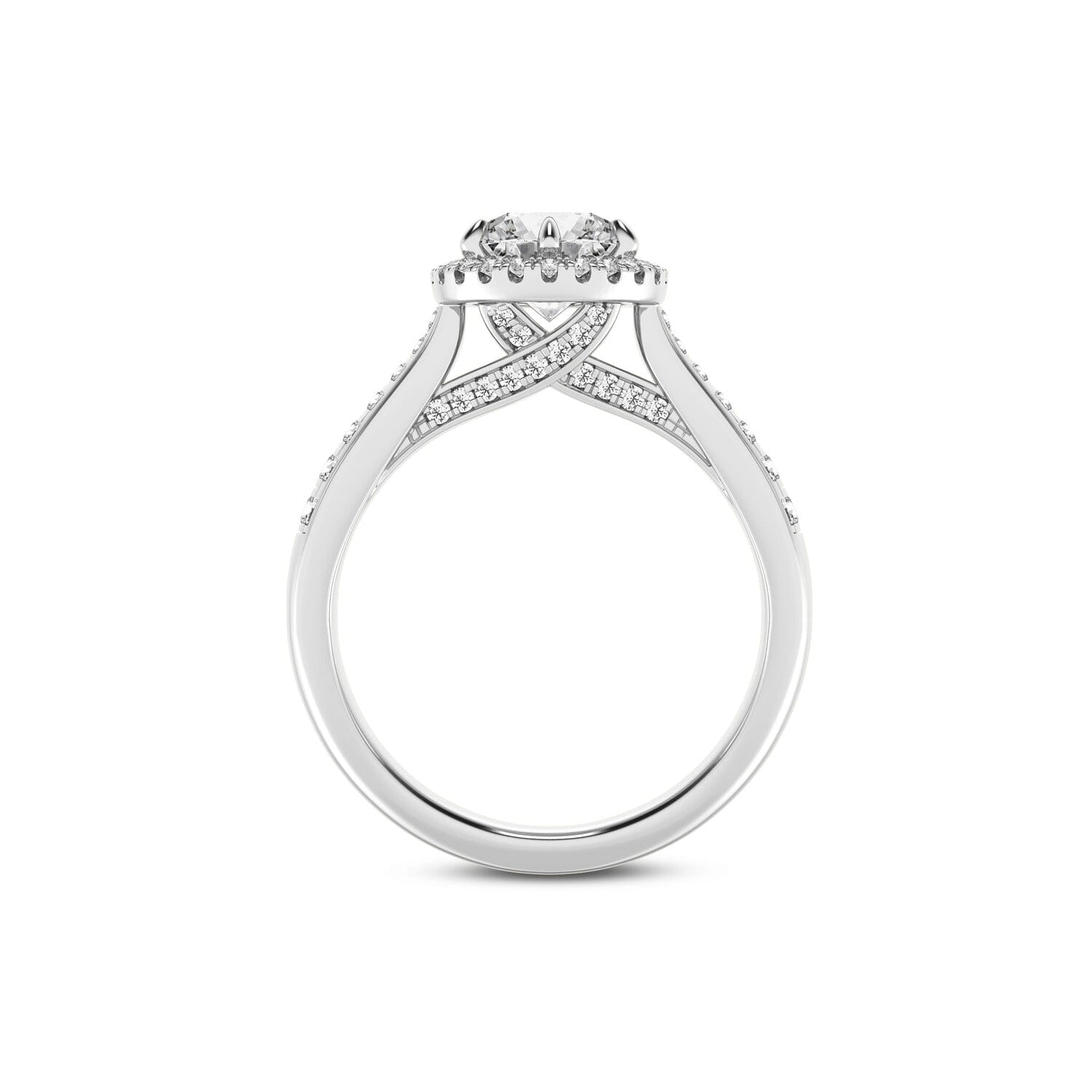 Love by Michelle Beville Solitaire Ring with 1.35ct of Laboratory Grown Diamonds in 18kt White Gold