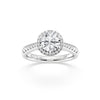 Love by Michelle Beville Solitaire Ring with 1.35ct of Laboratory Grown Diamonds in 18kt White Gold