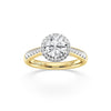 Love by Michelle Beville Solitaire Ring with 1.35ct of Laboratory Grown Diamonds in 18kt Yellow Gold