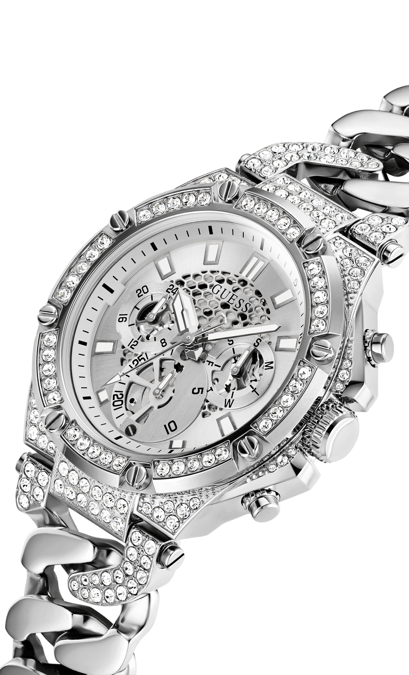 Guess Baron Silver Men's Watch GW0517G1