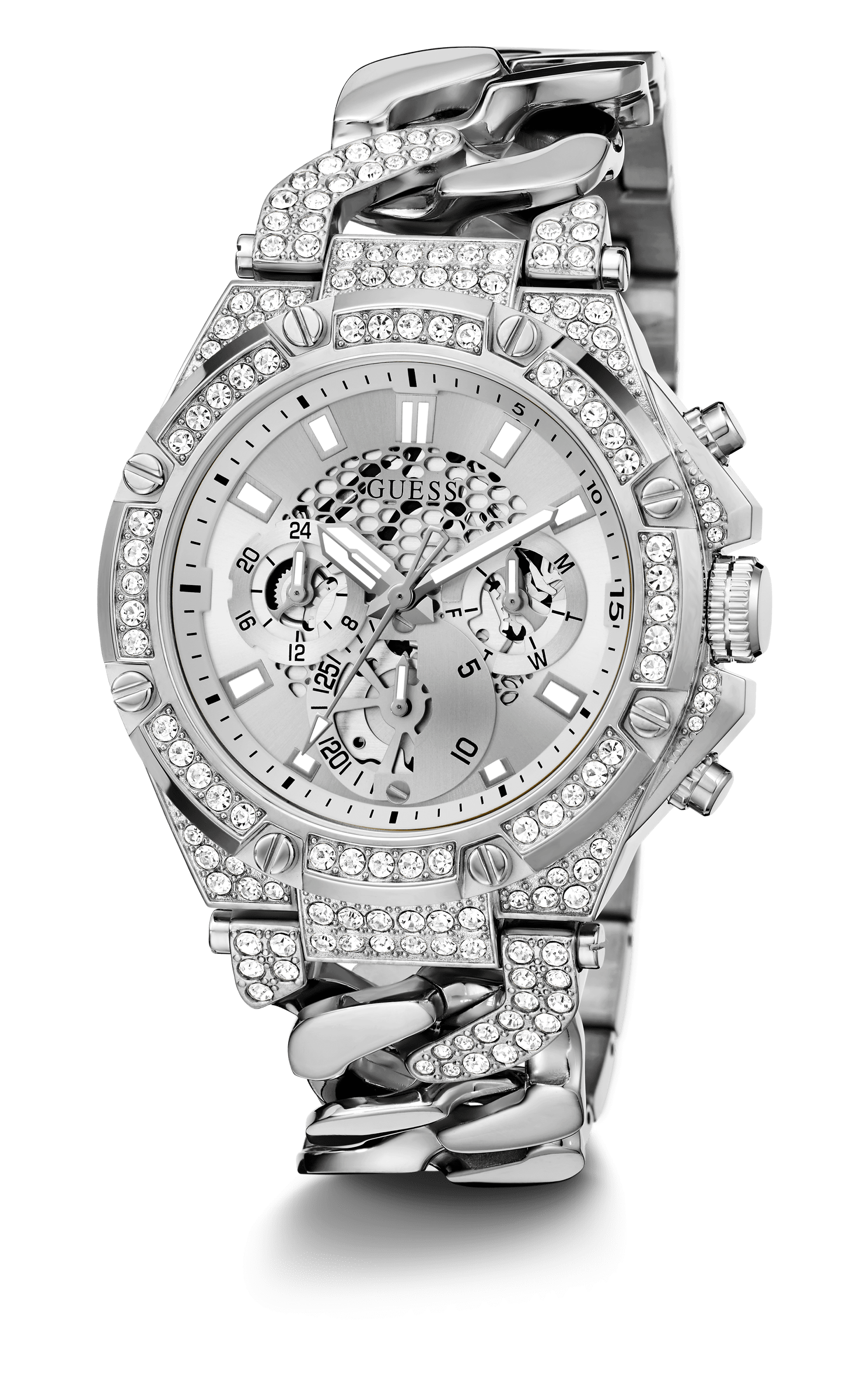 Guess Baron Silver Men's Watch GW0517G1