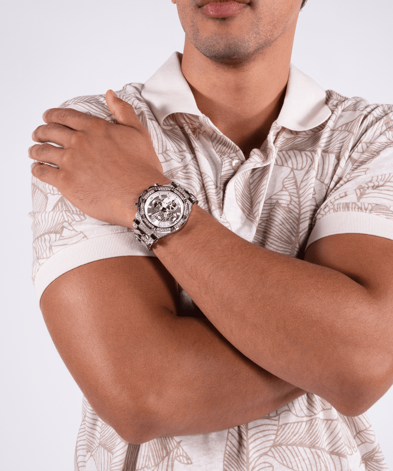 Guess Baron Silver Men's Watch GW0517G1