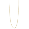 9kt Yellow Gold Singapore Twist Necklace 55cm