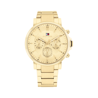 Tommy Hilfiger Tyson Ionic Plated Thin Gold Steel Champagne Dial Men's Watch 1710611