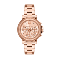 Michael Kors Maren Chronograph Rose Gold-Tone Stainless Steel Watch MK7494