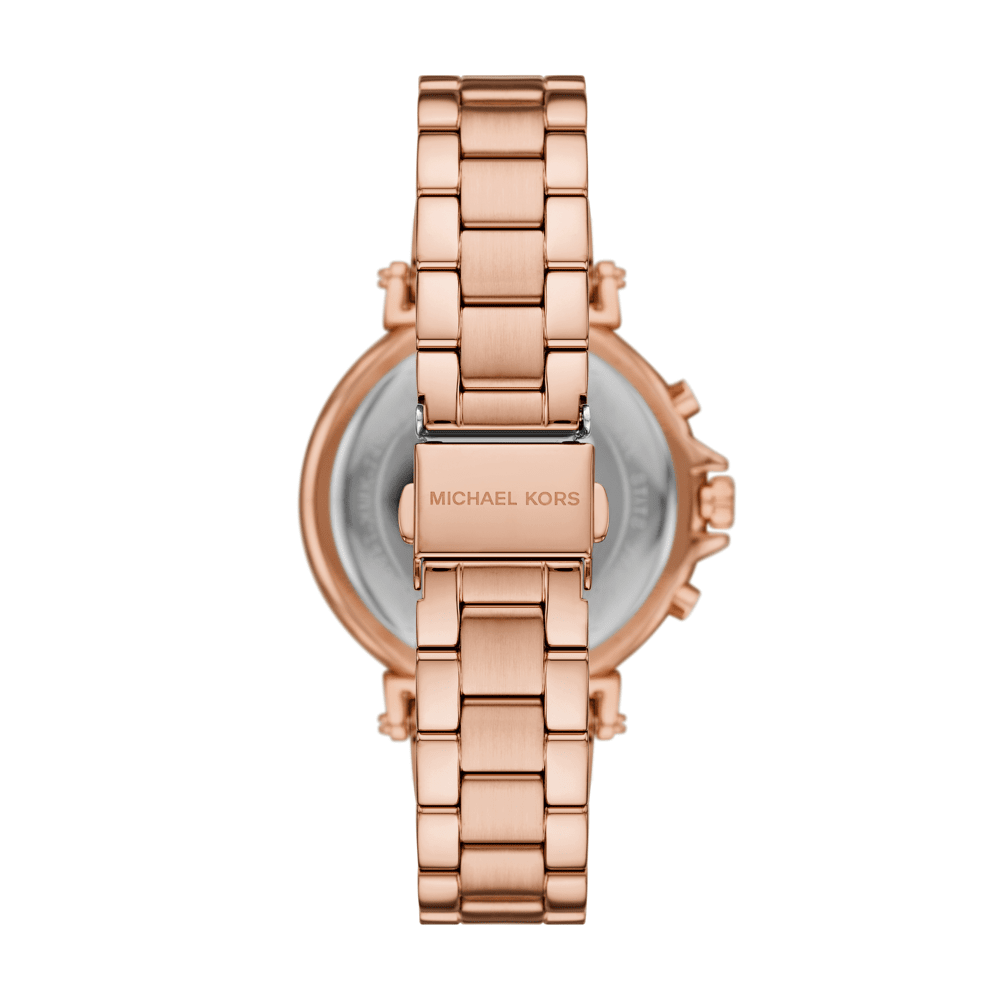 Michael Kors Maren Chronograph Rose Gold-Tone Stainless Steel Watch MK7494