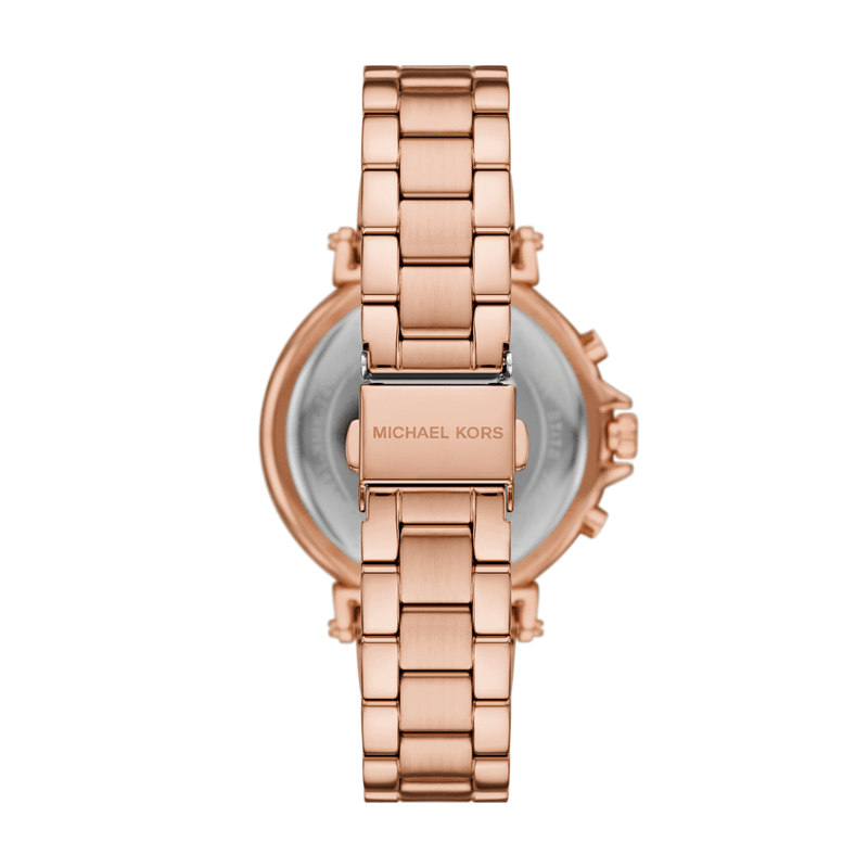 Michael Kors Maren Chronograph Rose Gold-Tone Stainless Steel Watch MK7494