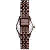Michael Kors Lexington Three-Hand Chocolate Stainless Steel Watch MK4844