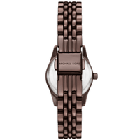 Michael Kors Lexington Three-Hand Chocolate Stainless Steel Watch MK4844