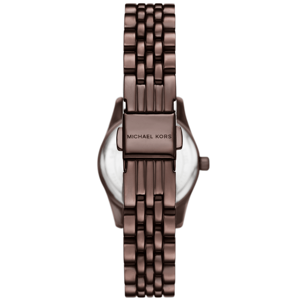 Michael Kors Lexington Three-Hand Chocolate Stainless Steel Watch MK4844