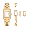 Michael Kors Emery Three-Hand Gold-Tone Stainless Steel Watch, Earrings and Bracelet Gift Set MK4837SET