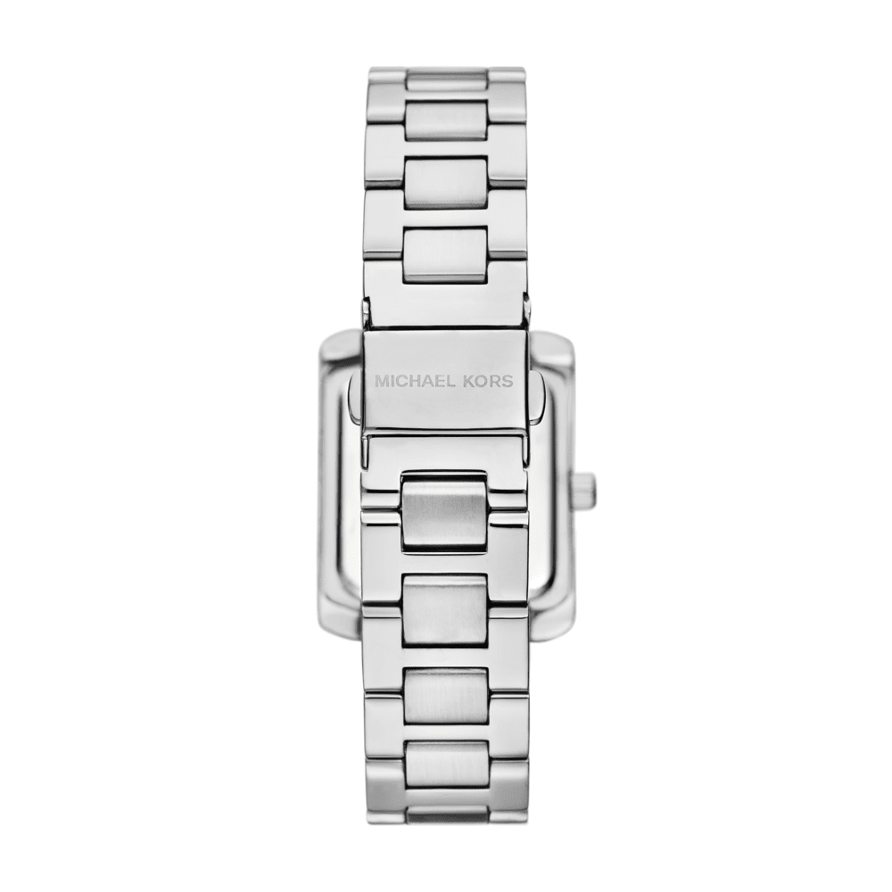 Michael Kors Emery Three-Hand Stainless Steel Watch, Earrings, and Bracelet Gift Set MK4839SET