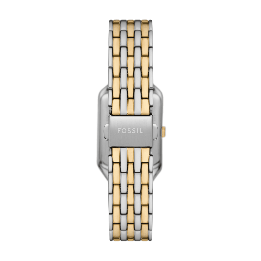 Fossil Raquel Three-Hand Date Two-Tone Stainless Steel Watch ES5368