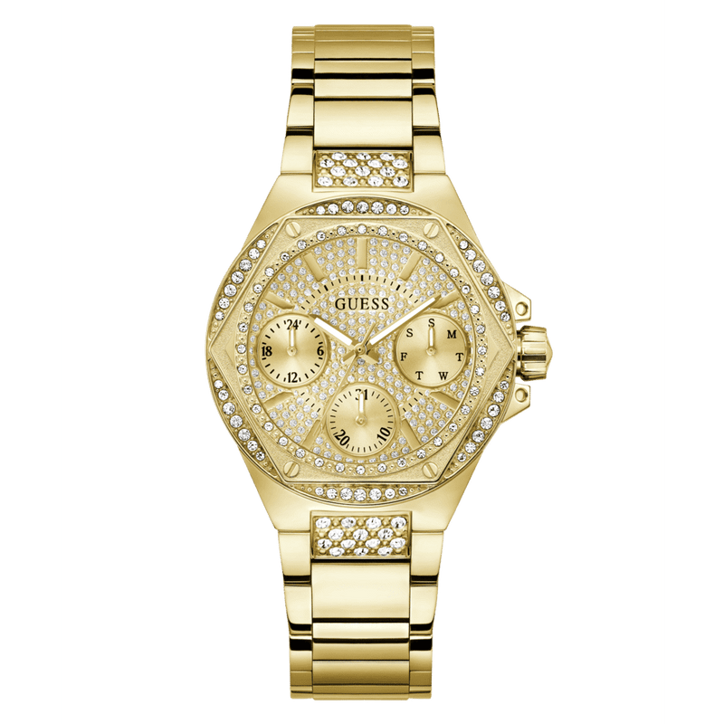 GUESS Ladies Gold Tone Multi-function Watch GW0878L2