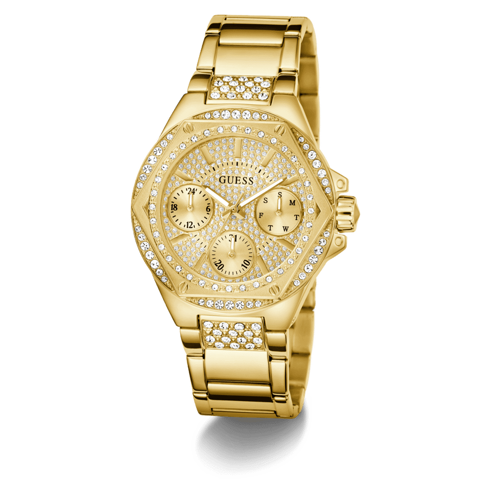 GUESS Ladies Gold Tone Multi-function Watch GW0878L2