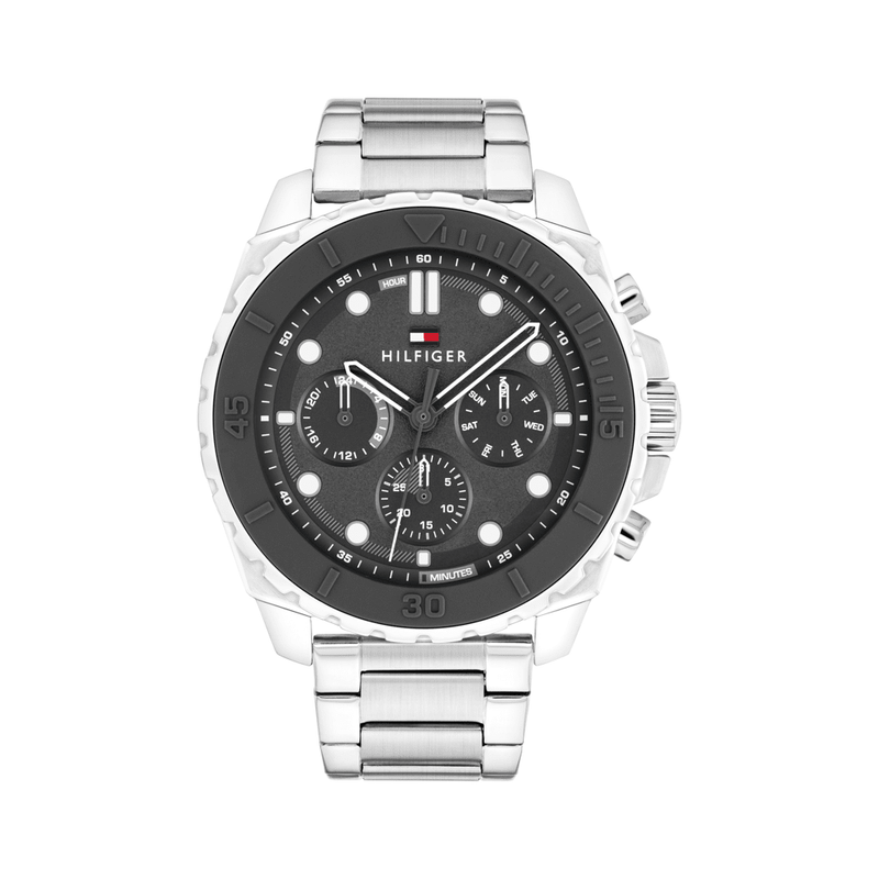 Tommy Hilfiger Morgan Stainless Steel Dark Grey Dial Men's Watch 1710689