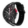 Tommy Hilfiger Bank Black Silicone Black Dial Men's Watch 1792168