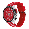 Tommy Hilfiger Bank Red Silicone Red Dial Men's Watch 1792170