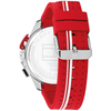 Tommy Hilfiger Bank Red Silicone Red Dial Men's Watch 1792170