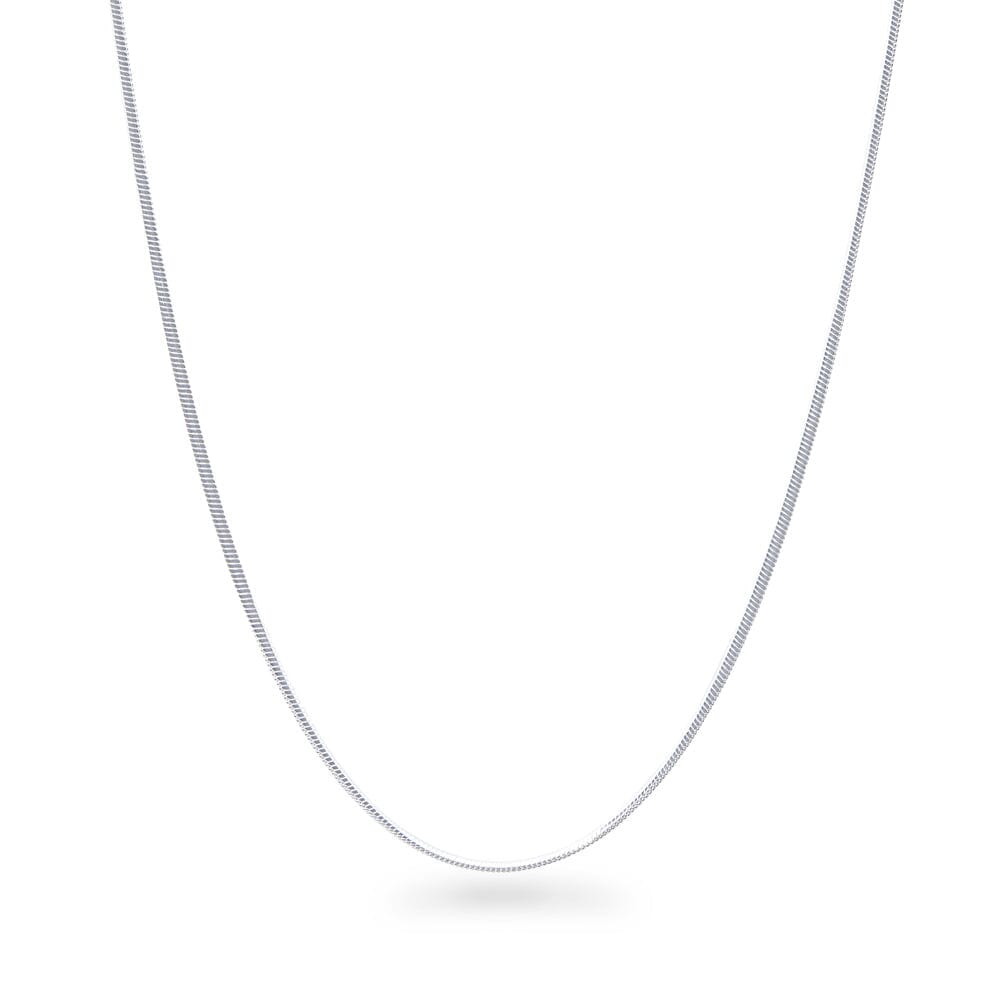 Sterling Silver 50cm Herringbone Chain Necklace