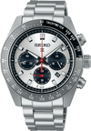 Seiko Prospex Speedtimer Solar Chrono Silver Face Case Band SSC911P