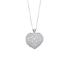 45cm Sterling Silver Heart Locket Necklace