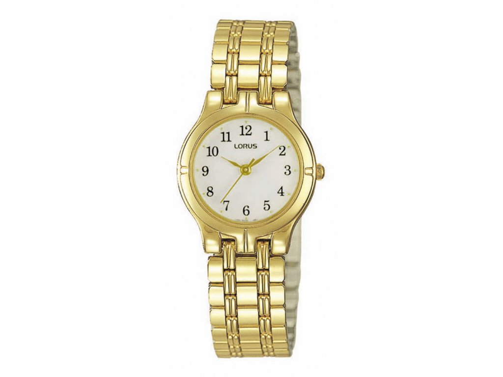 Lorus Ladies Gold Bracelet Watch - Model RRS12BX-9