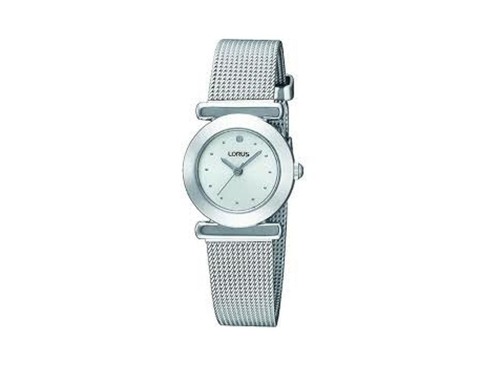 Lorus Ladies Silver Mesh Bracelet - RRS53RX-9