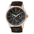 Citizen Men's Eco Drive Brown Leather Strap Watch