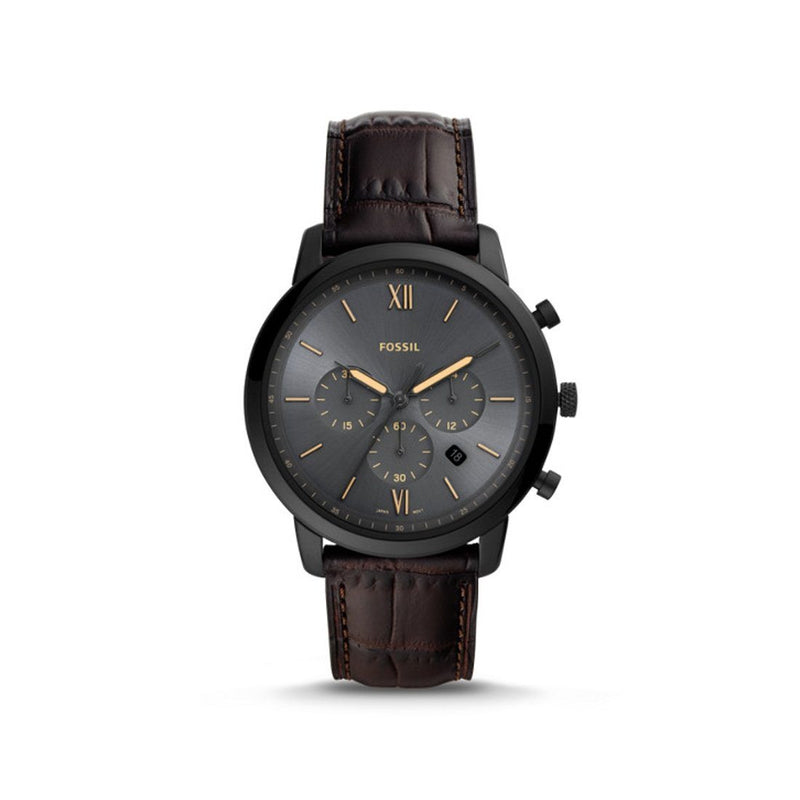 Fossil Neutra Chronograph Brown Leather Watch FSRR79P Watches Fossil 