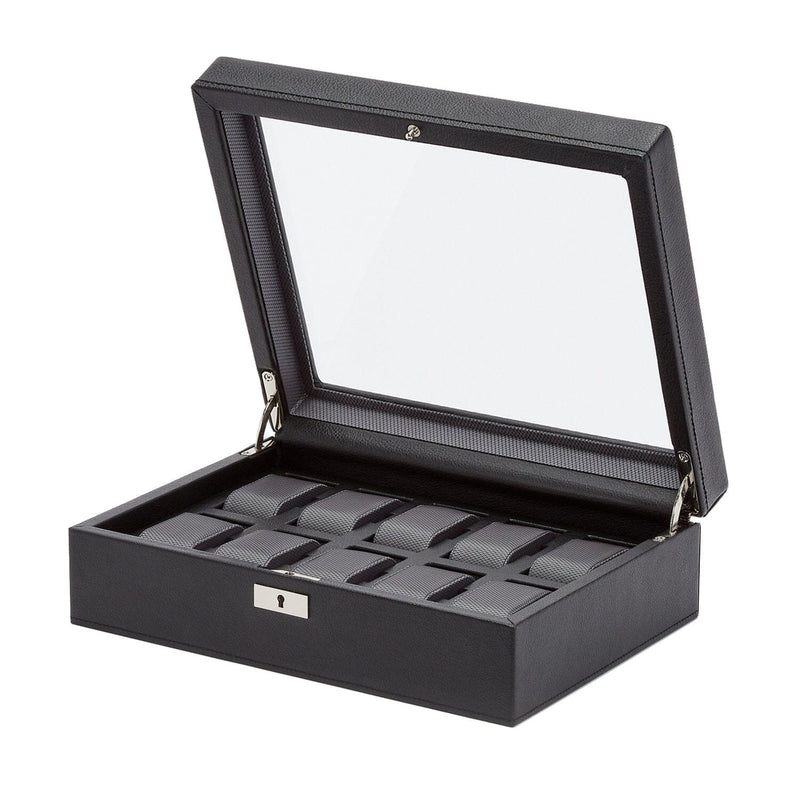 Wolf Viceroy 10 Pc Watch Box Black Watches Box Wolf 