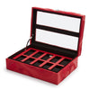 Wolf Memento Mori 10Pc Watch Box Red Watches Box Wolf 
