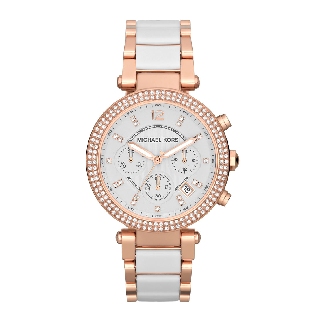 Michael Kors Parker Rose Stone Set Watch MK5774