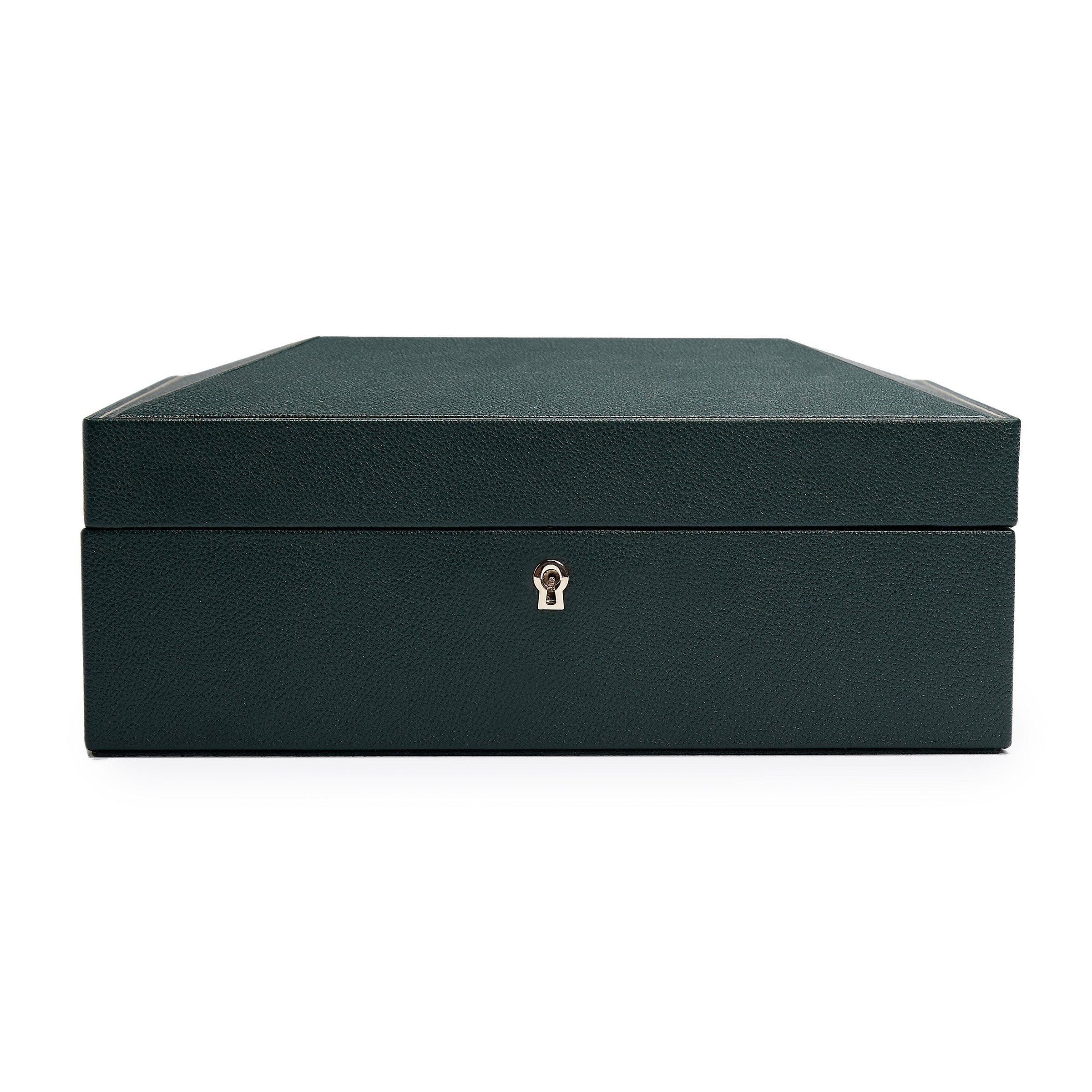 Wolf British Racing Green 8 Pc Watch Box Watches Box Wolf 