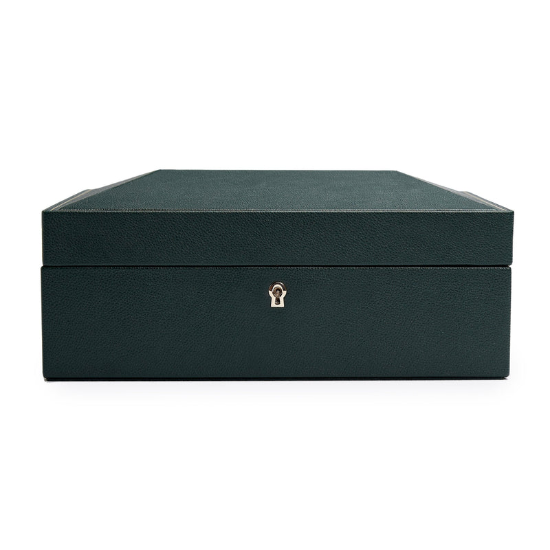 Wolf British Racing Green 8 Pc Watch Box Watches Box Wolf 