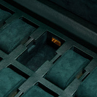 Wolf British Racing Green 8 Pc Watch Box Watches Box Wolf 