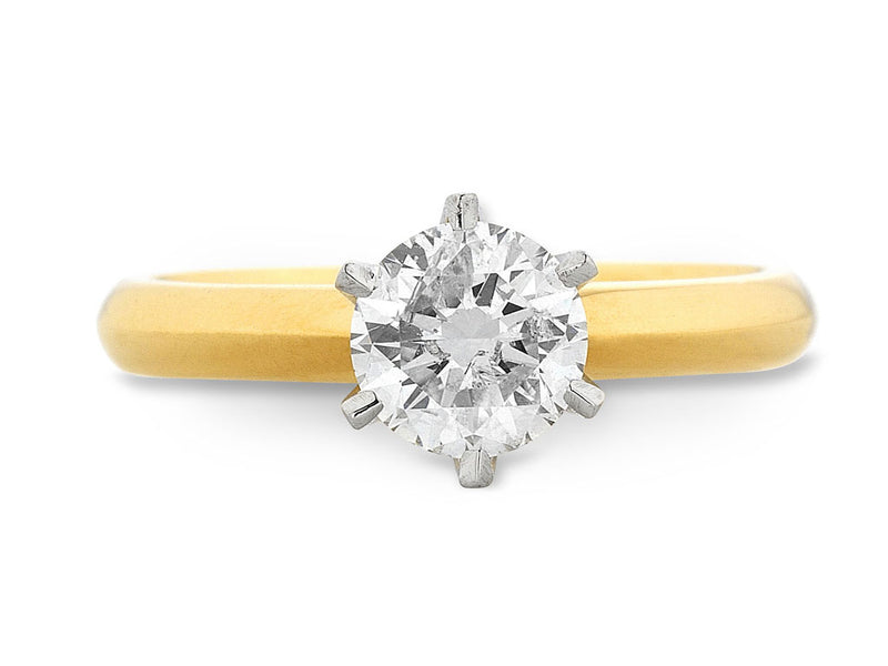 Tia Brilliant Love 18ct Yellow Gold 0.50ct Diamond Ring