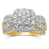 18ct Yellow Gold 2.00ct Square Diamond Fancy Ring