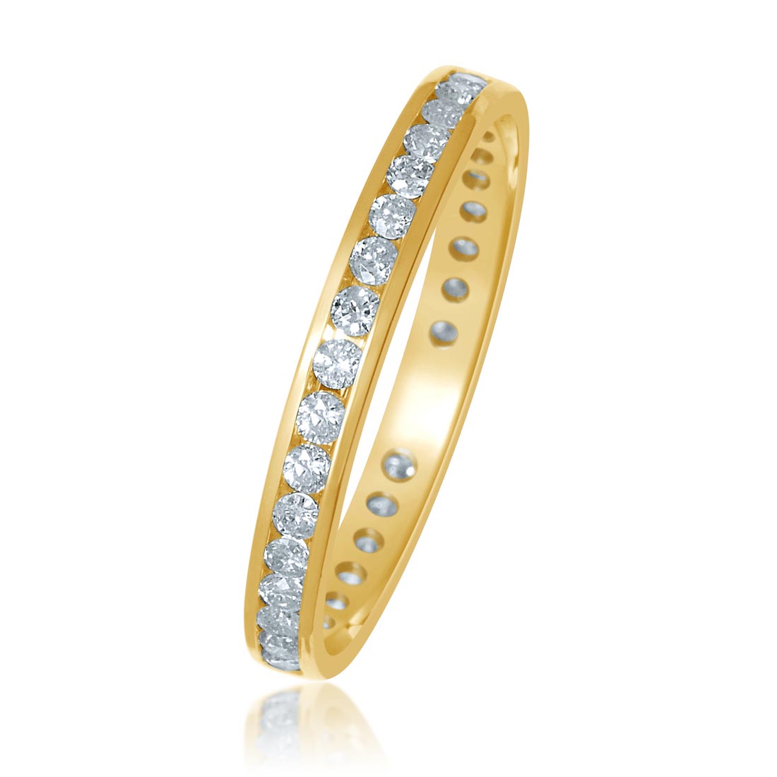 18ct Yellow Gold 0.50ct Diamond Circle of Love Ring