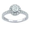 Love by Michelle Beville Signature Collection 18ct White Gold 90pts of Diamond Solitaire Ring