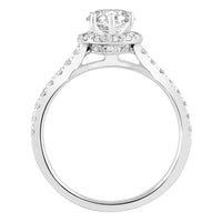 Love by Michelle Beville Signature Collection 18ct White Gold 90pts of Diamond Solitaire Ring